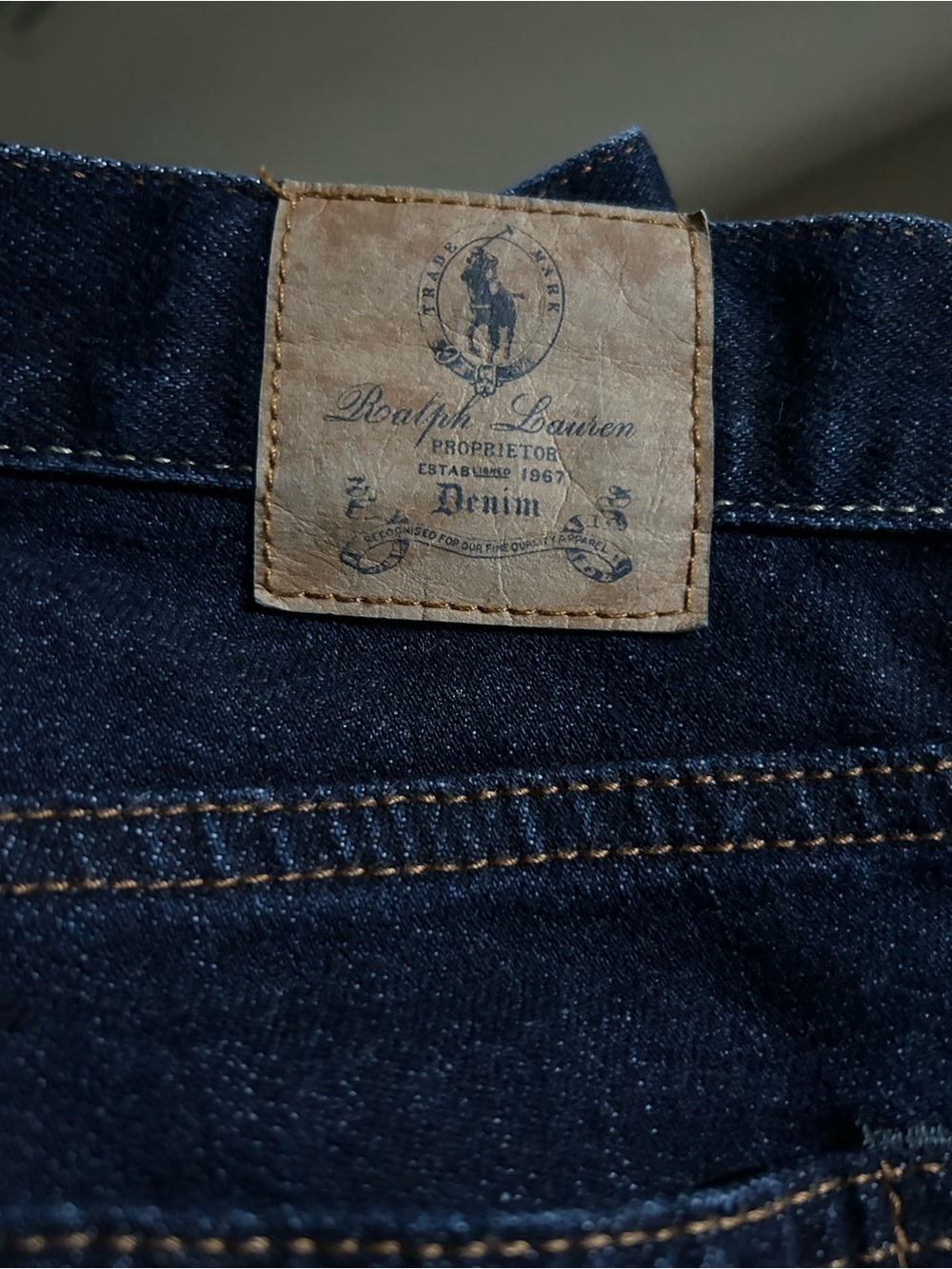 Ralph Lauren Sport Thompson 650 Cotton Blend‎ Dark Blue Mid Rise Skinny Jeans 27 - Picture 7 of 16